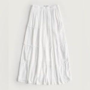 Hollister Tiered Maxi Skirt